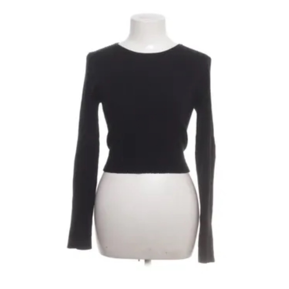 Anthropologie Black Long Sleeve Tee